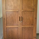 Parisian wardrobe storage cabinet oak wood