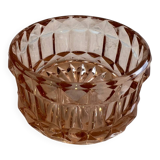 Small pink glass bowl