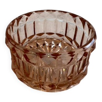 Petit bol en verre rose