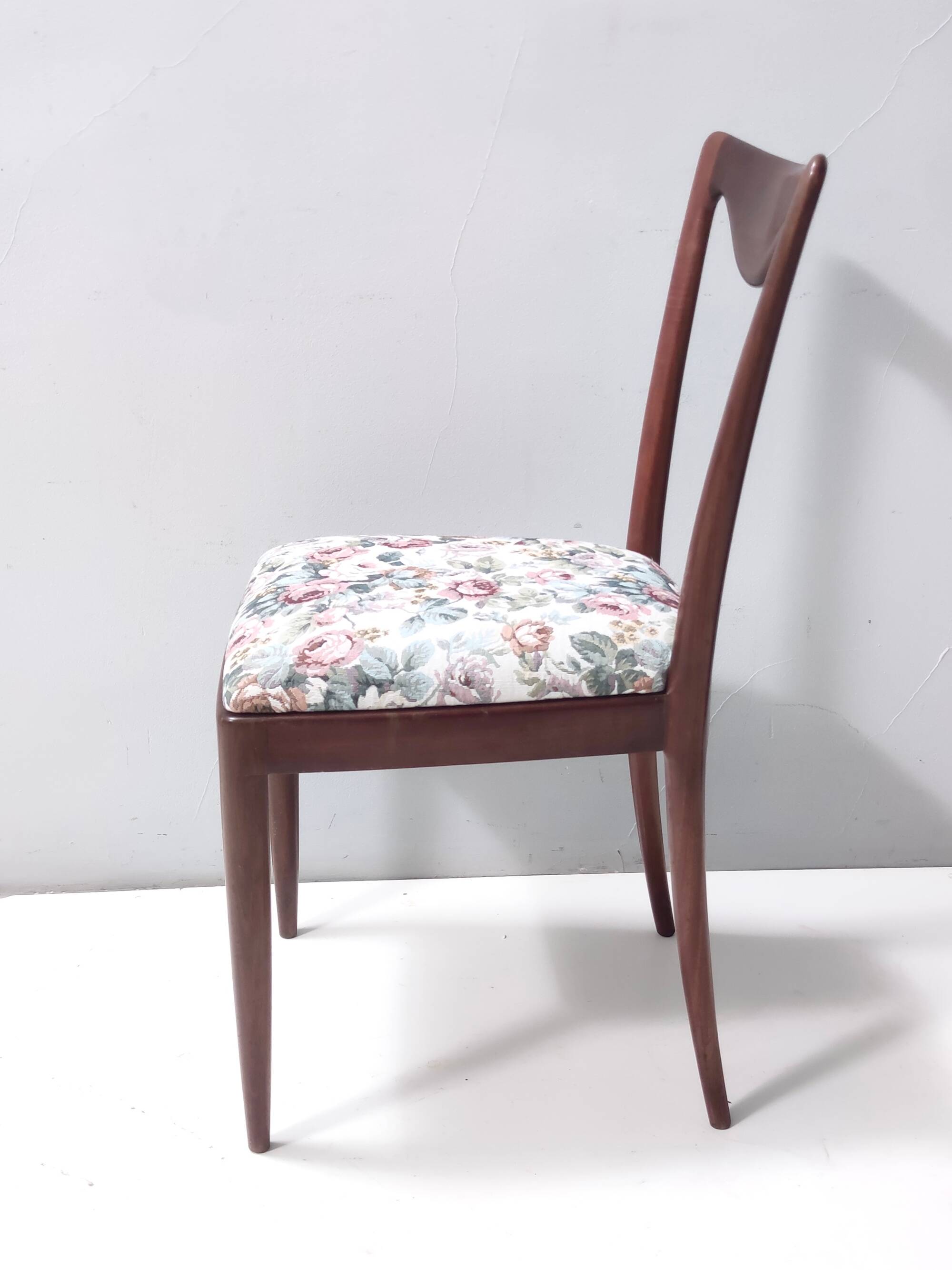 Vintage 1950s Set of Four Chairs by Carlo Enrico Rava, Made in Italy