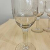 Lot de 4 verres à vin ou liqueur vintage