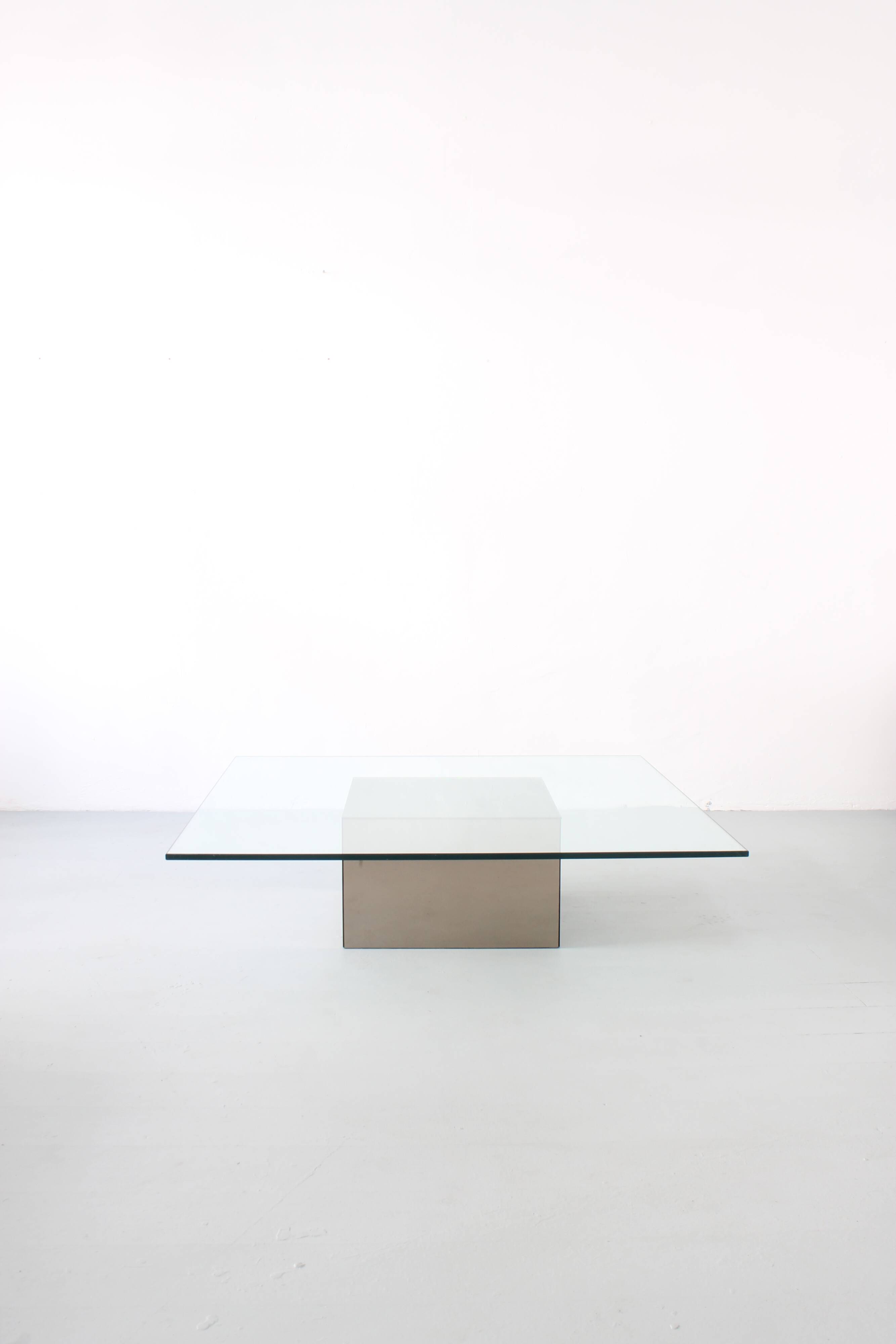 "Block" coffee table by Nanda Vigo for Acerbis