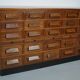 German Oak Apothecary / Shop Cabinet or Sideboard, 1930s