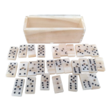 Game of dominoes in albatre