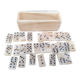 Jeu de dominos en albatre