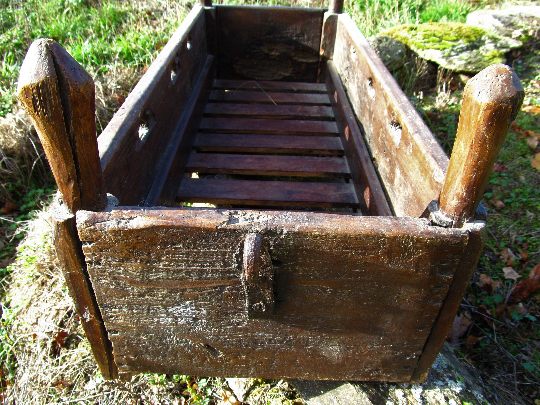 Berceau balançant fait main, 1800