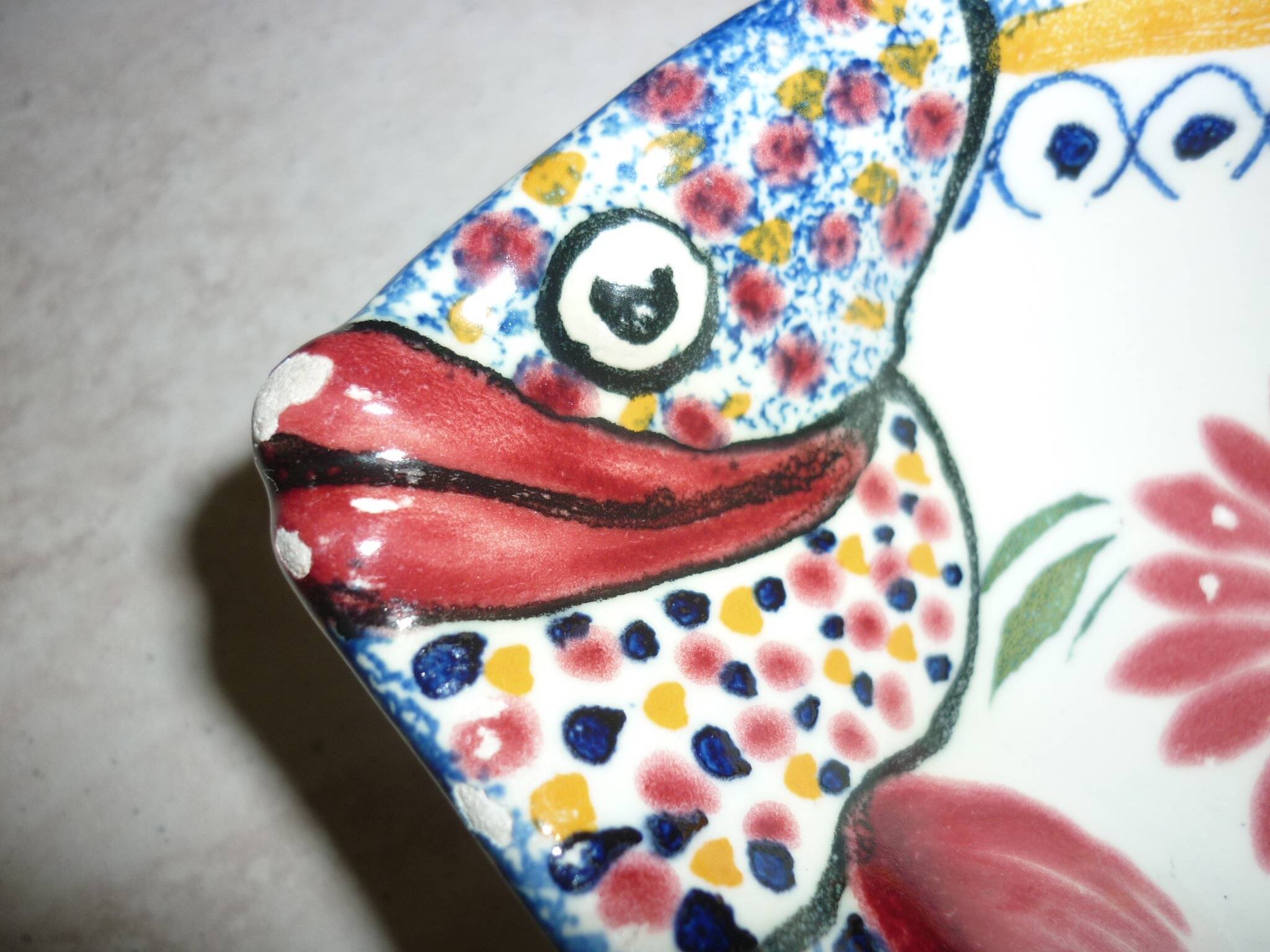 Henriot Quimper fish bowl