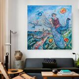 Peinture Le matin des energies - Yvan Philmer