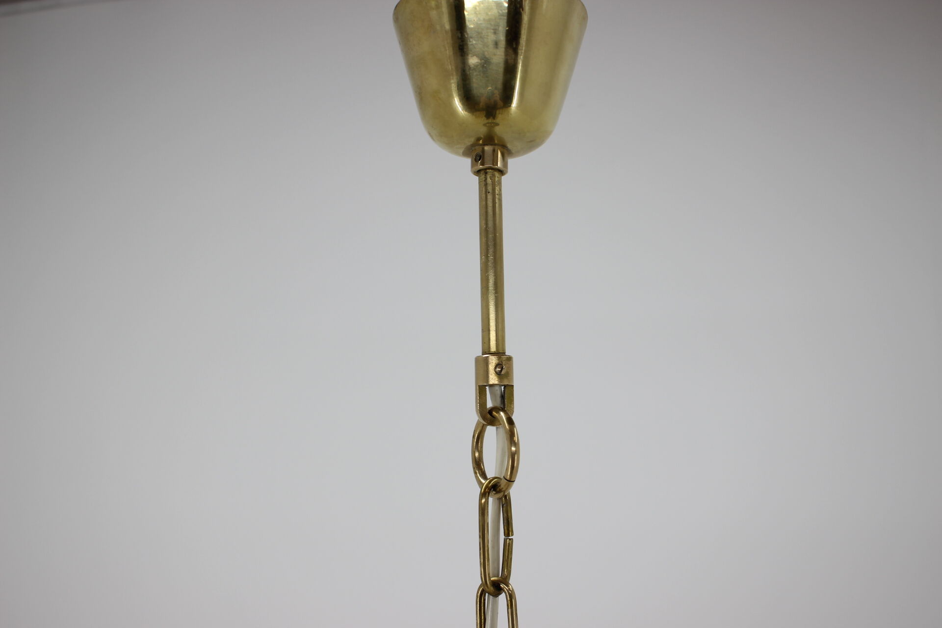 Big glass pendant from Valašské Meziříčí, 1970´s