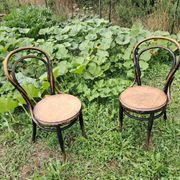 Pair of bistro-style chairs