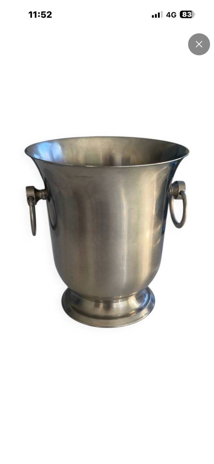 Champagne Bucket Guy Degrenne – Stainless Steel & Gold-Plated Brass
