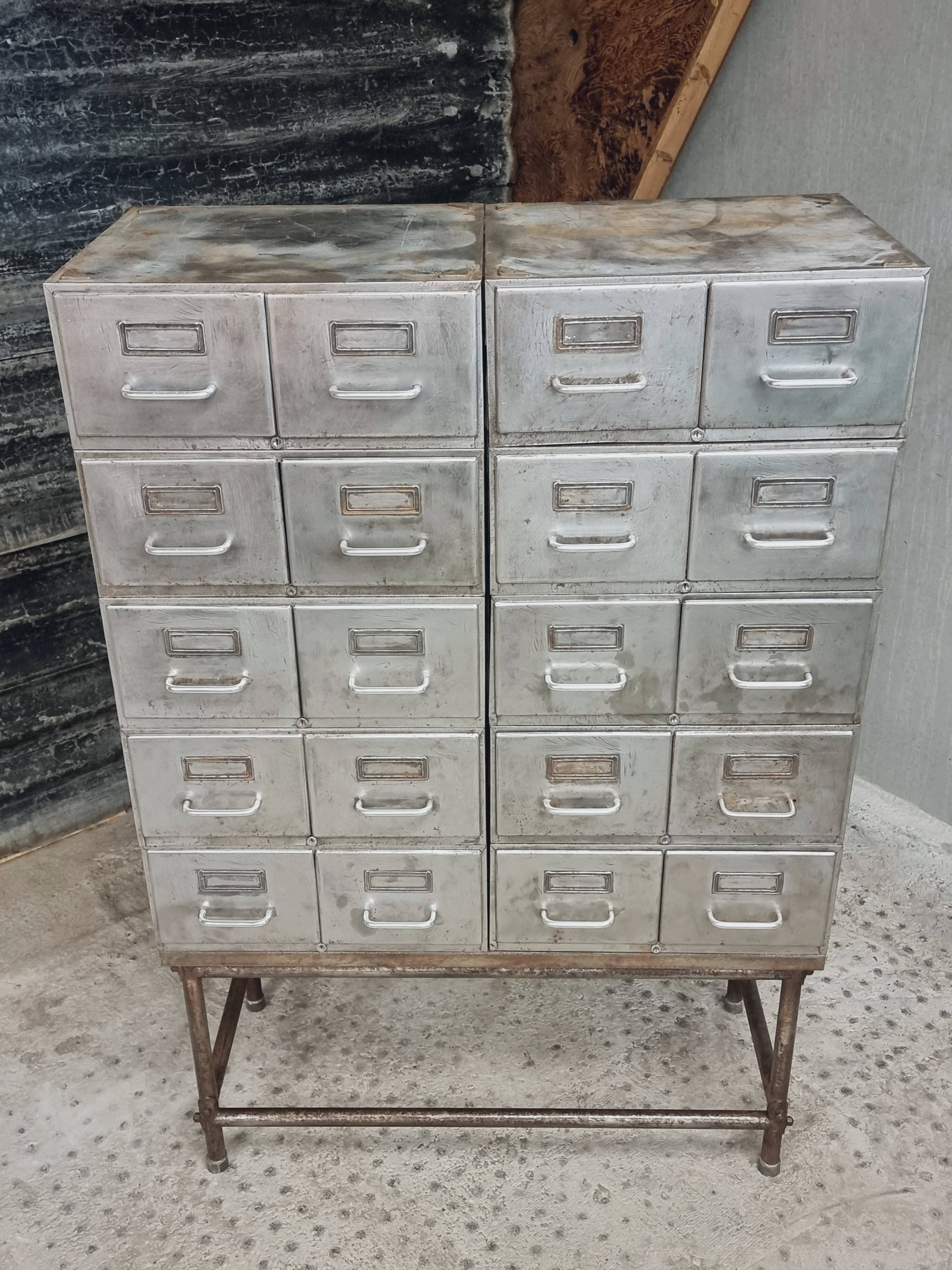 Industrial drawer cabinet filing cabinet hobby cabinet made of iron