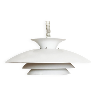 Large layered pendant light by Frandsen lighting. Denmark 1970s