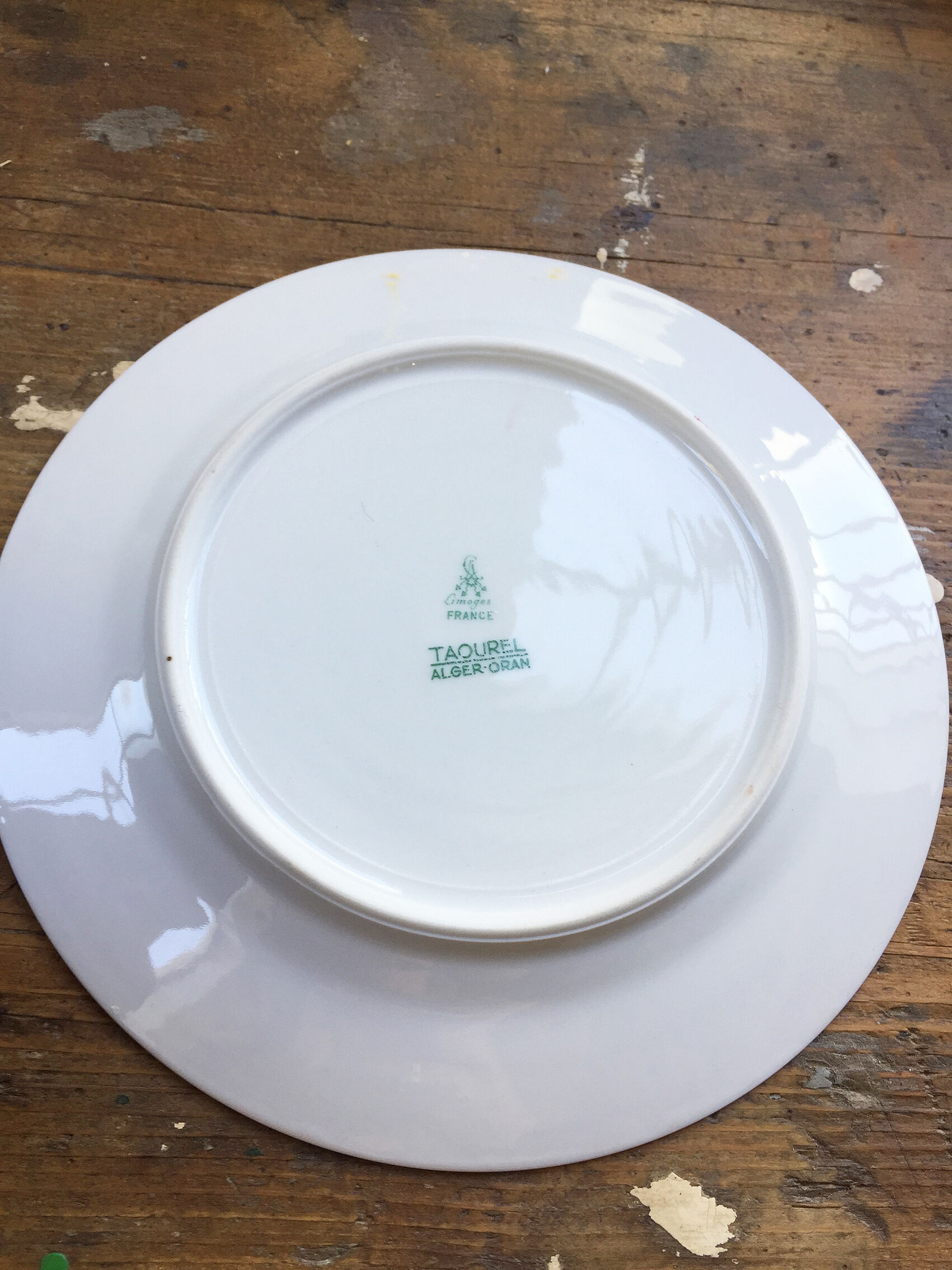 Set plates and coffee Limoges Taourel