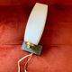 Glass and brass wall light 1960