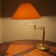 Relux Milano multi-adjustable brass table lamp, Italy 1970s