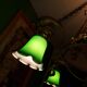 Very large art nouveau chandelier Murano (1 meter)