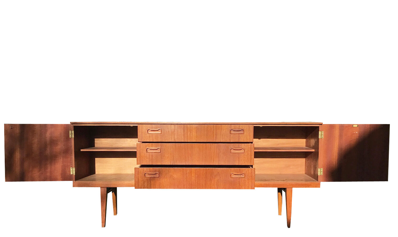 Teak enfilade, Scandinavian design from the 1960s/70s