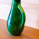 Green ceramic chest signed FG 70's