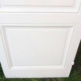 Communication door H218.5xL80cm, old panelled and moulded.