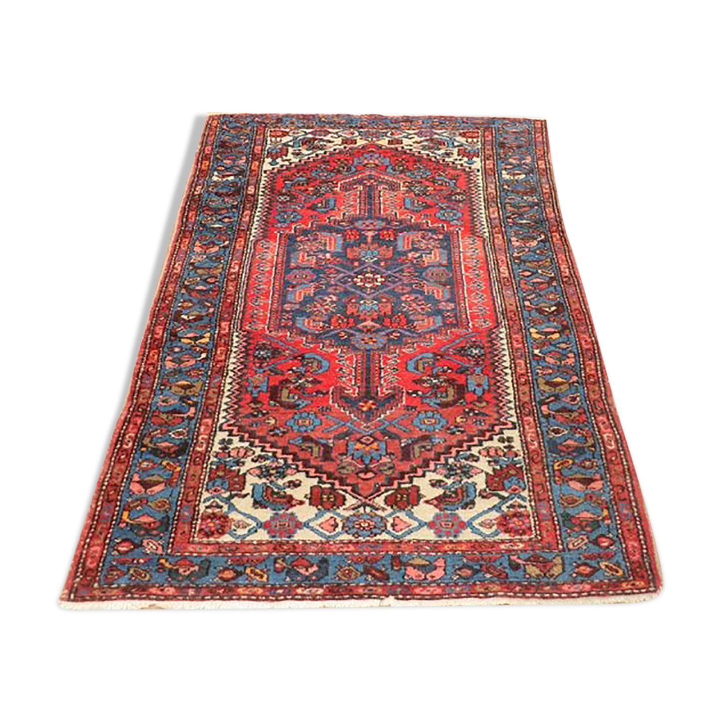 Hand-knotted tabriz carpet iran 105x175cm