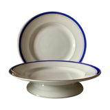 2 plates on feet Moulin des Loups