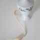Small recycled vintage lamp — porcelain base, floral shade