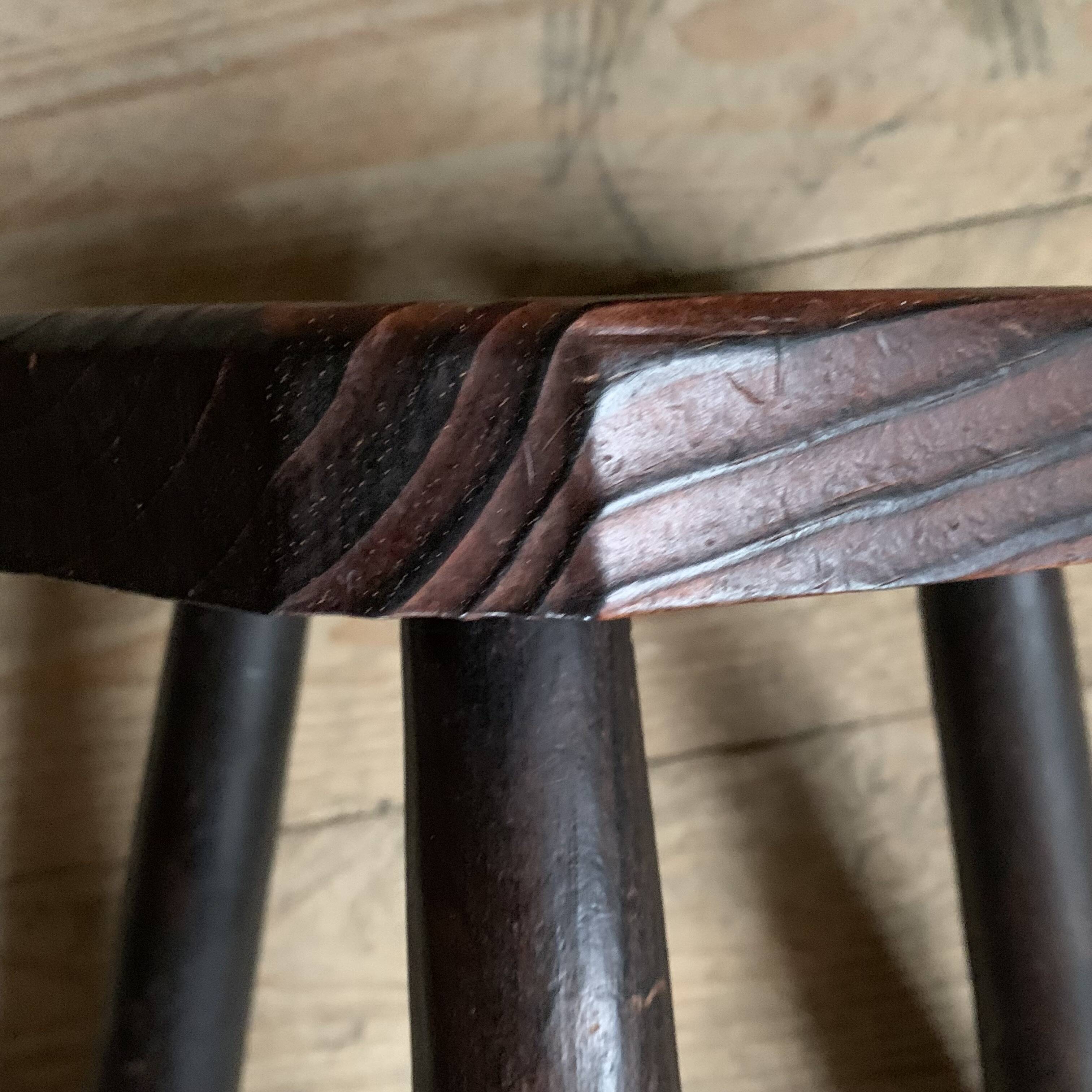 Vintage Brutalism Farm Stool