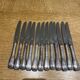 12 silver-plated dessert or cheese knives