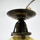 Early 20th century glass pendant lamp