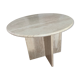 Travertine coffee table