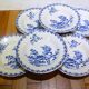 6 assiettes creuses Gien Chardons 260320