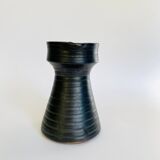 Matte and glazed ceramic vase