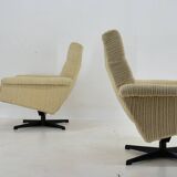 Pair of Armchairs, Tabouret by Morávek a Munzar, 1968s