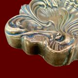 Antique decorative brass ashtray or pocket emptier - Made in Italy - Registered Design