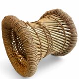 Bamboo and rope stool