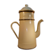 Yellow enamel coffee maker