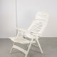 Fauteuil pliant danois vintage avec 5 positions