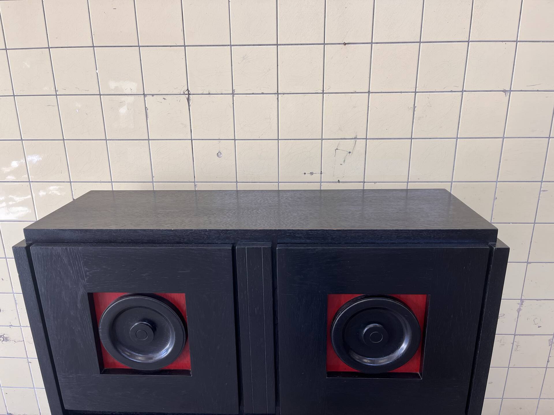 Vintage brutalist cabinet