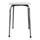 White formica stool