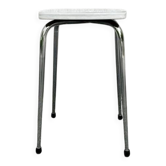 White formica stool
