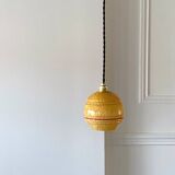 Art Deco pendant lamp in Clichy glass