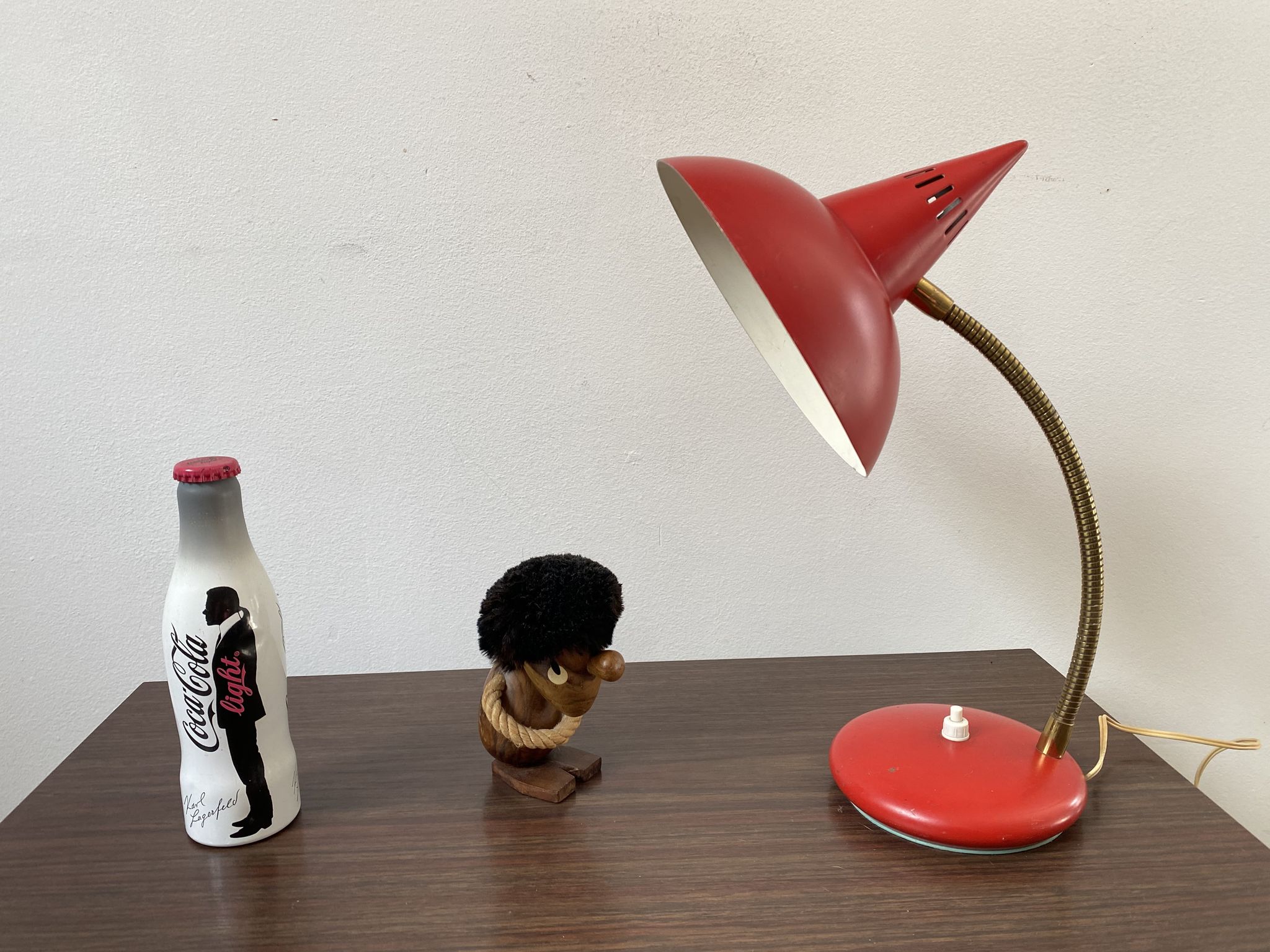 Vintage Italian diabolo casserole lamp 50s 60s Florence