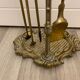 19th-century brass chimney servant Louis Philippe