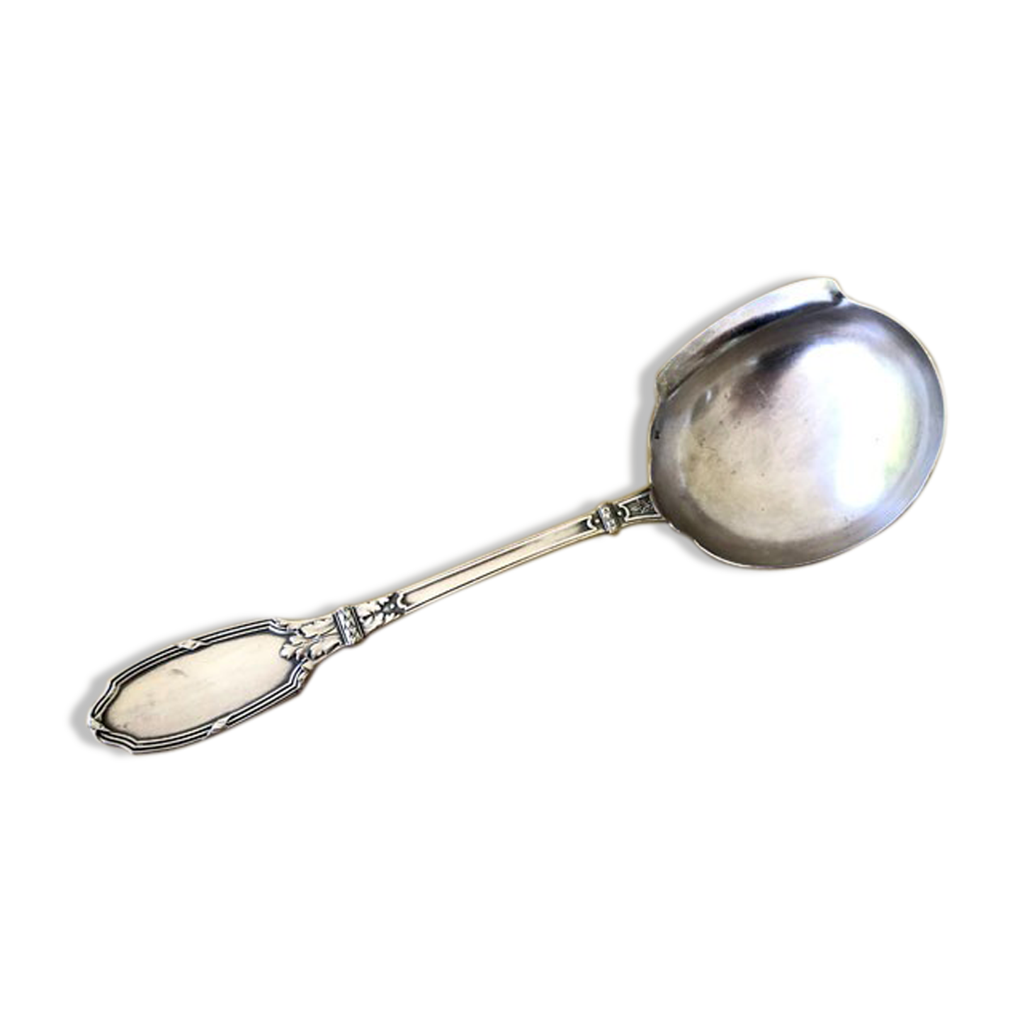 Silver metal ladle