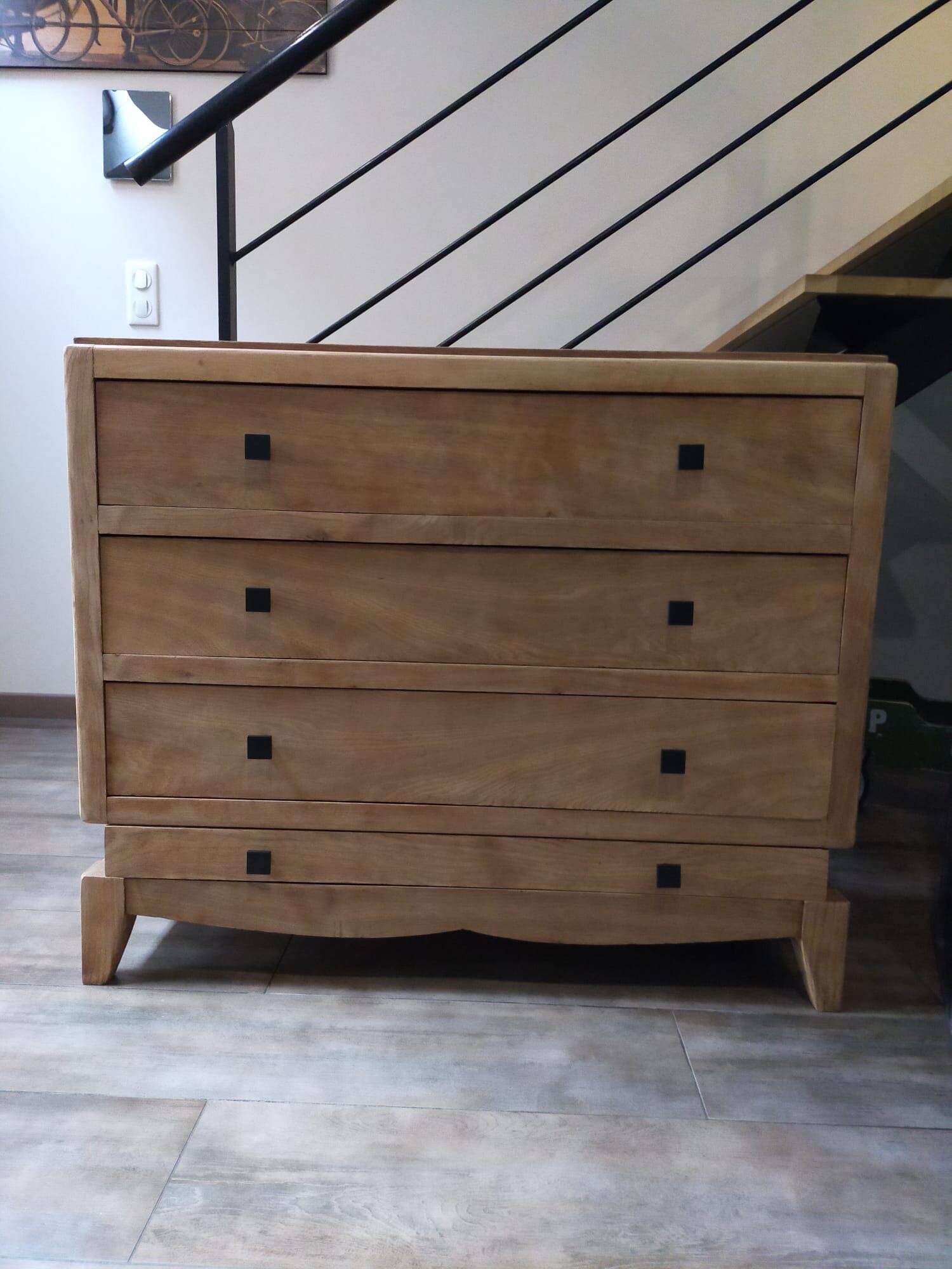 Commode chêne massif rénovée