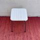 White formica stool