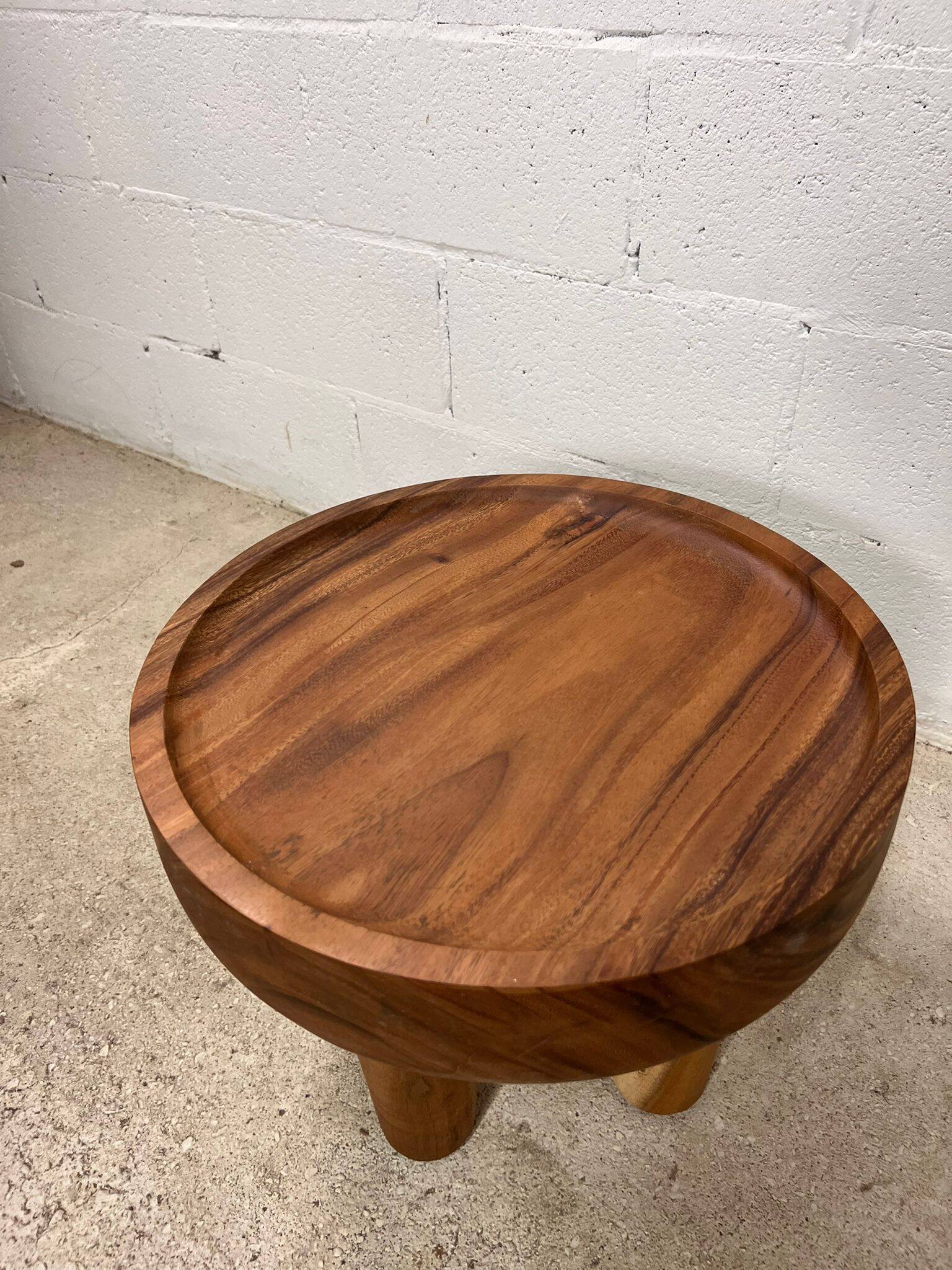 Suar wood side table