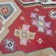 Vintage Turkish kilim, handwoven, 140x191 cm.