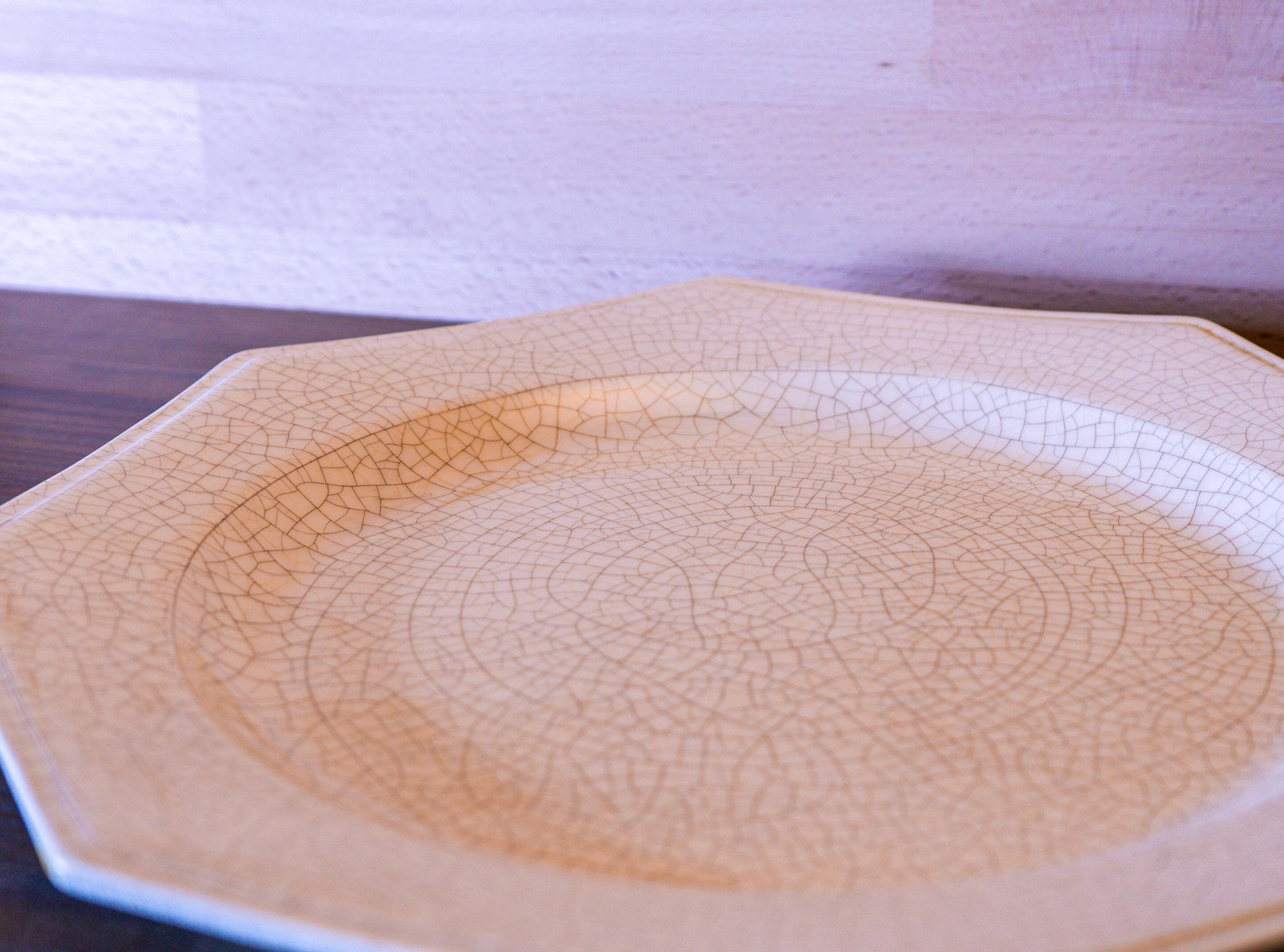 main course / Large serving plate in Charolles faience